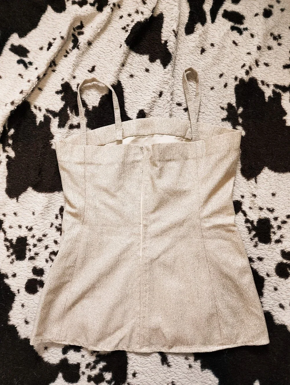 WOMEN'S 90'S/Y2K METALLIC CAMI - CHAMPAGNE
